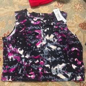 Aqua Sleeveless Top With Tags